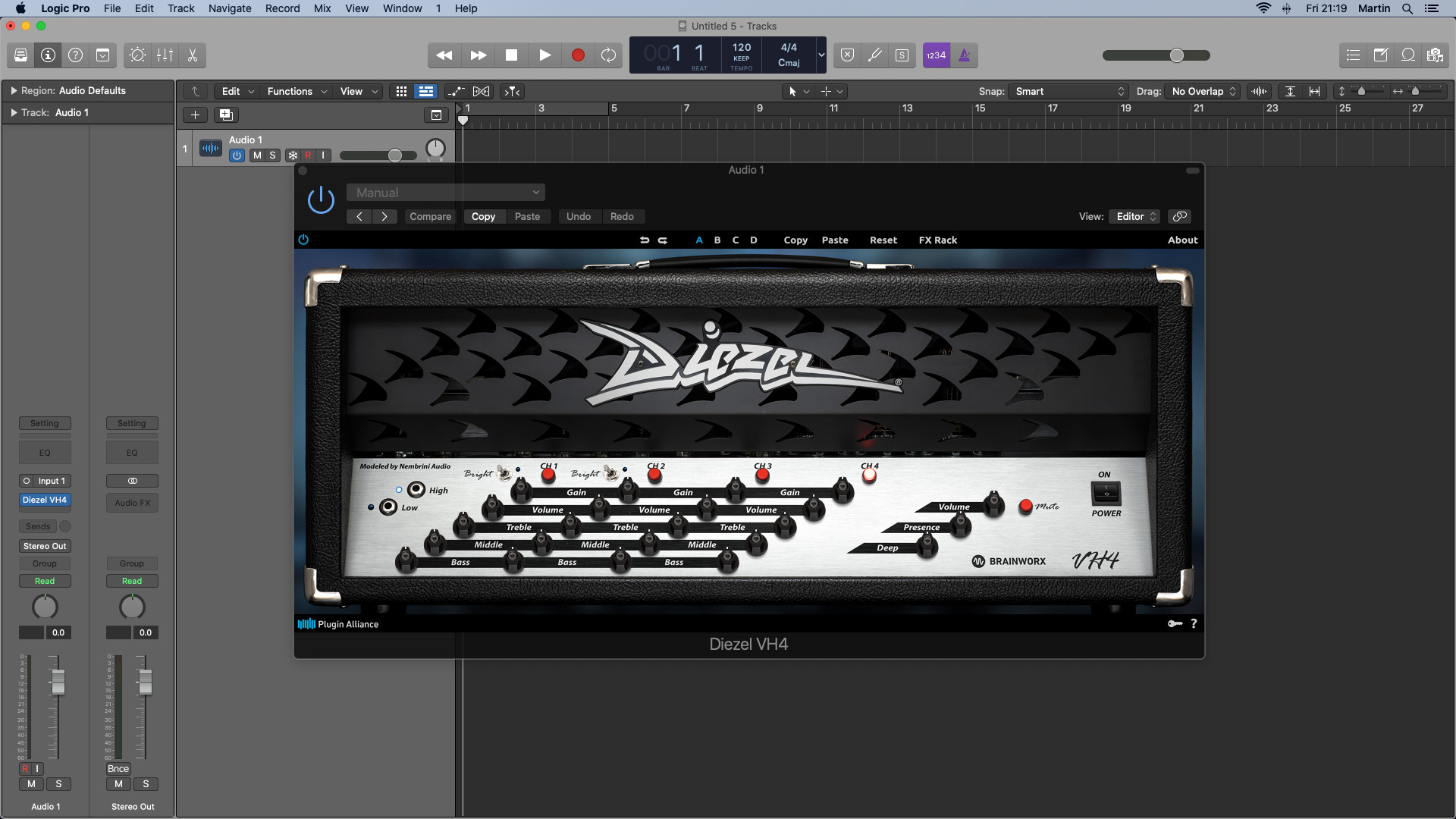 Plugin Alliance Diezel VH4 Amp Sim